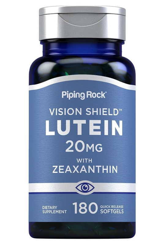 Lutein and Zeaxanthin Eye Vitamins 20mg 180 softgels